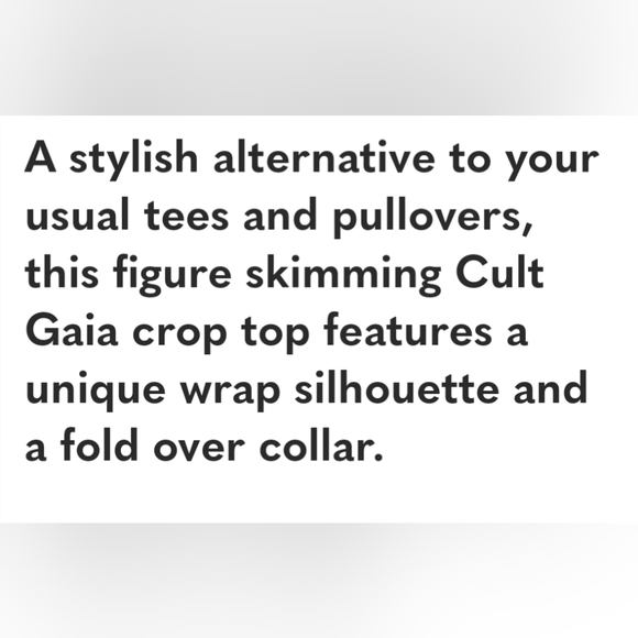 Cult Gaia • Tory Knit Top in Charcoal - Picture 7 of 7